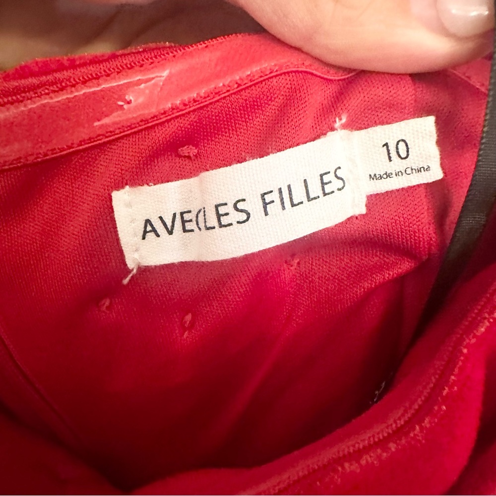 Avec Les Filles Rosette Velvet Off The Shoulder Mini Dress - Picture 5 of 7